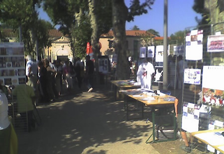 vue sur la foire aux associations de la Paillade