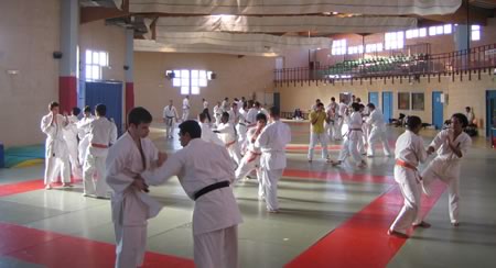 Entraînement durant le stage 2006