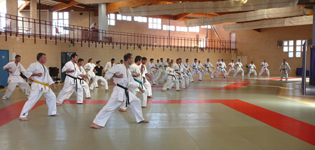 stage de karaté Kyokushinkai à Mèze