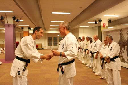 Remise du diplôme de 3e Dan par Shihan Loek HOLLANDER