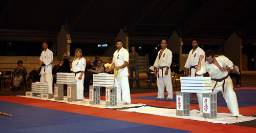 L'équipe du Ryuko Dojo lors du Gala des Arts Martiaux à Montpellier