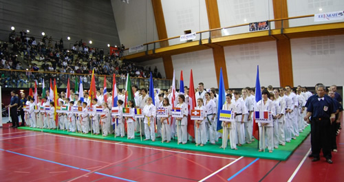 Championnat d'Europe de karaté Kyokushinkai à Paris