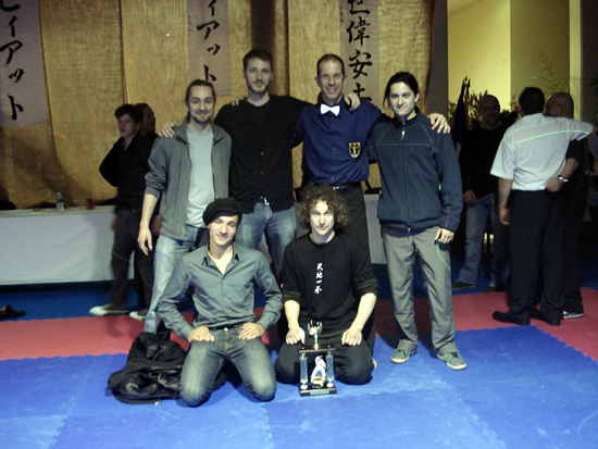 L'équipe du Ryuko Dojo au Chalenge Cup à St Jean Cap Ferrat