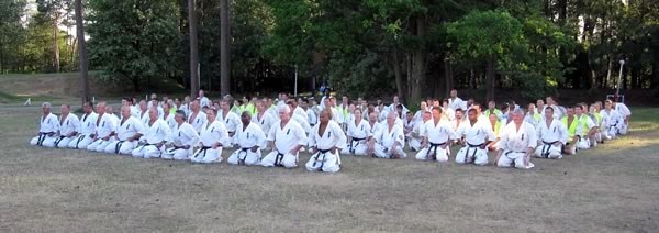 Photo de groupe lors du stage européen 2010