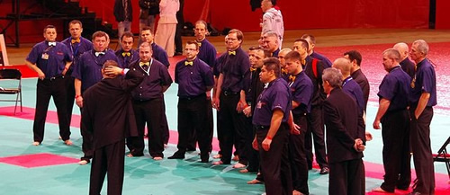 l'équipe d'arbitrage du tournoi à bercy