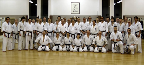 photo de groupe à la fin de l'entraînement du lundi 28 mars 2011