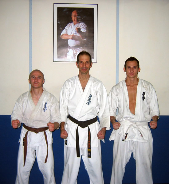 Christophe DUCROTOIS, Alexandre FAURE et Sensei Joannes De KOSTER