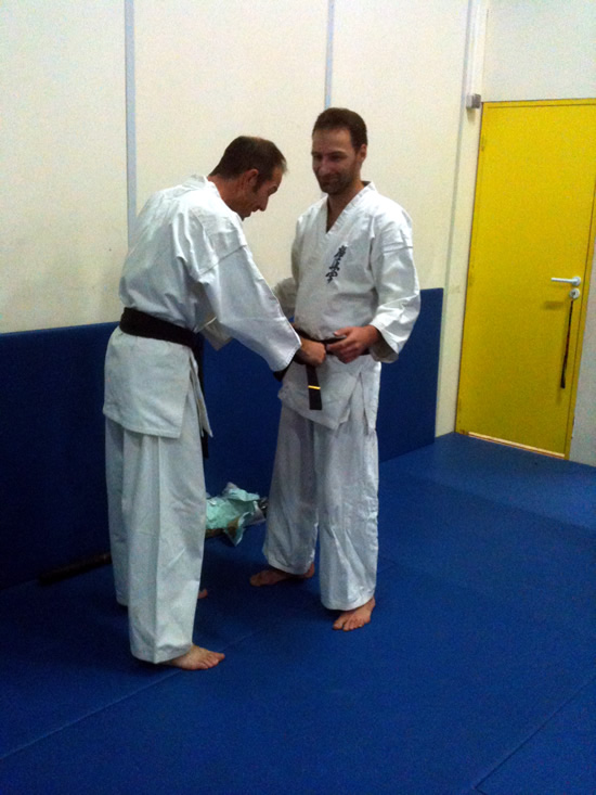 Senpai Gauthier HADERER, 1e Dan de Karaté Kyokushin