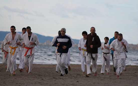 Kagami biraki du Ryuko Dojo, karaté Kyokushinkai, le 10 janvier 2016