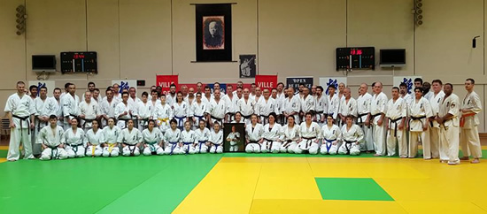 stage de karaté Kyokushinkai à Lyon sous la direction de shihan GORAI