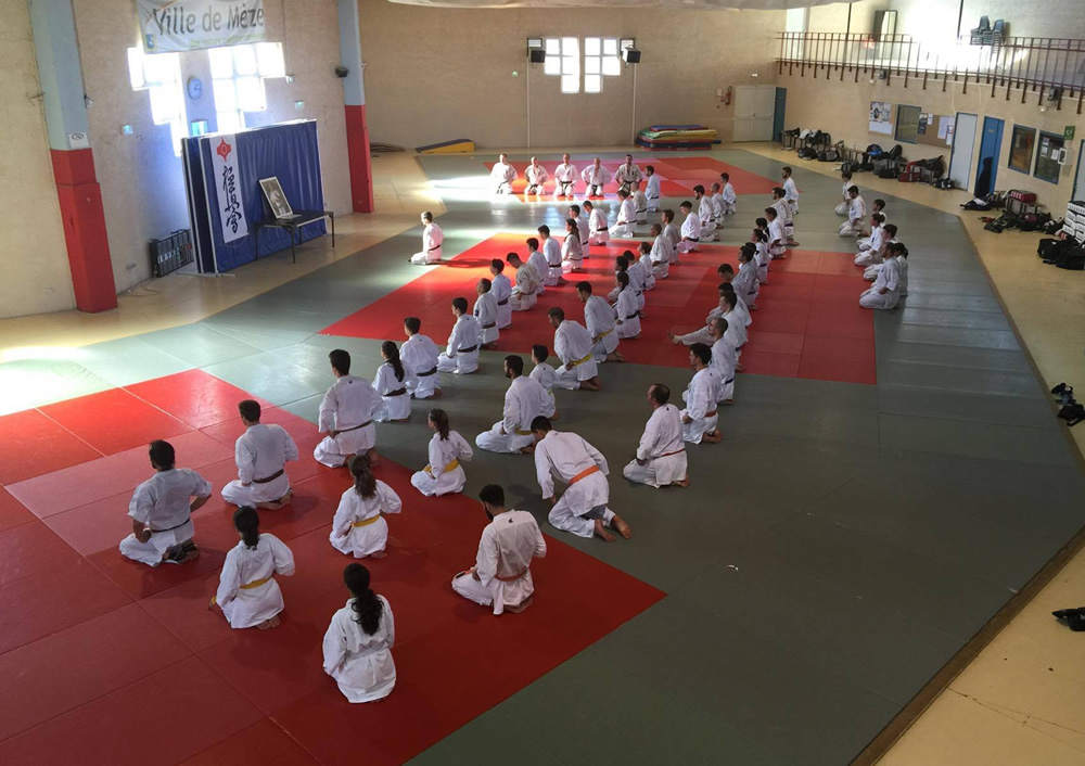Stage de karaté Kyokushinkai Grand Sud 2016 à Mèze