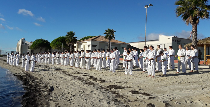 Stage de karaté Kyokushinkai Grand Sud 2017 à Mèze