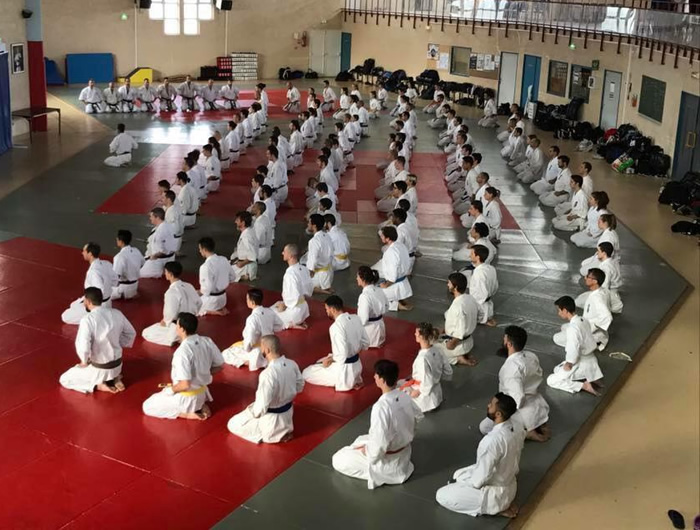 Stage de karaté Kyokushinkai Grand Sud 2017 à Mèze