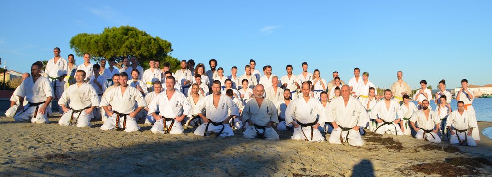 Stage de karaté Kyokushinkai Grand Sud à Mèze, avec sensei Baptiste Delaunay