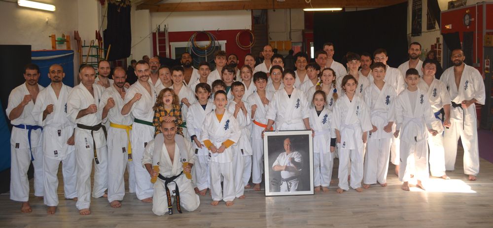 Passage de grades au Ryuko Dojo à Sommières, février 2020