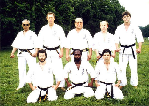 Shihan THOMAS lors du stage européen Papendal en présence de sosai OYAMA